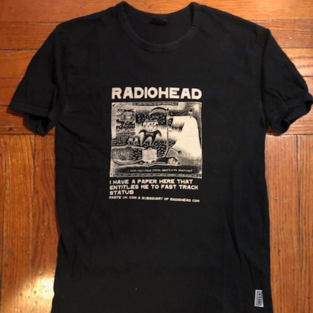 Radiohead T-Shirt Vintage 2000s Rock Band